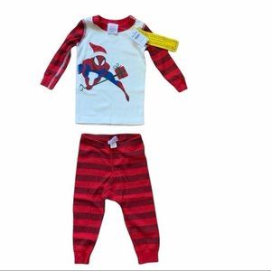Hanna Anderson Marvel Spider-Man Long John Pajamas In Organic Cotton